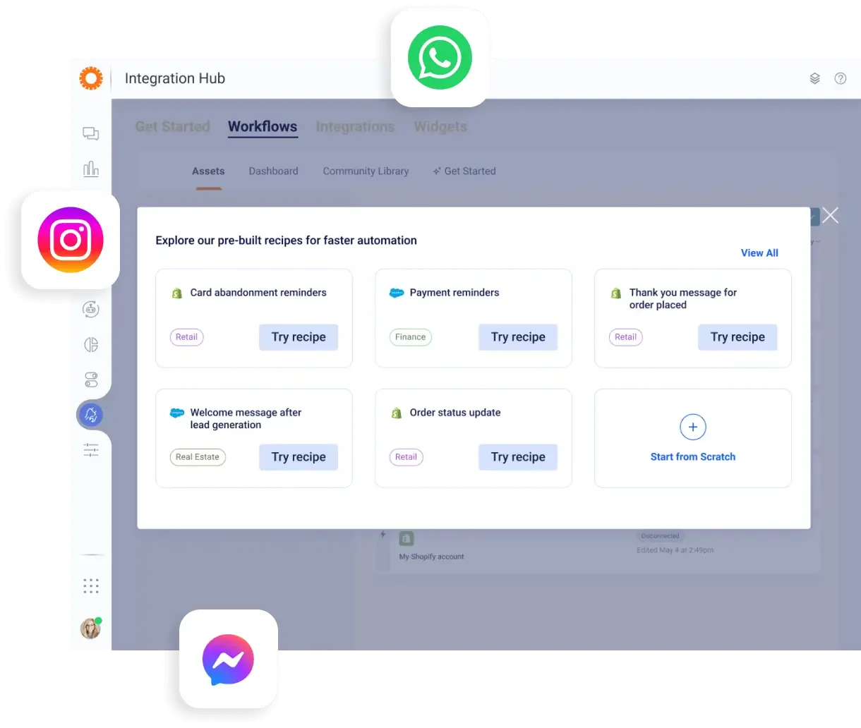 Plataforma De Mensajería Con IA - CRM para WhatsApp Y Redes Sociales